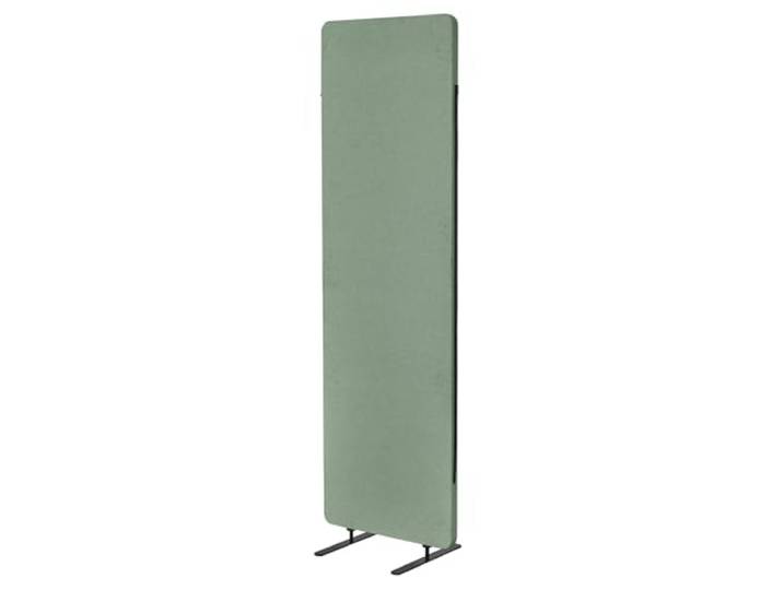 SVITA Otis Stellwand Raumteiler 50 x 160 cm Paravent Raumtrenner freistehende Trennwand mobiler Sichtschutz Reißverschluss Grün