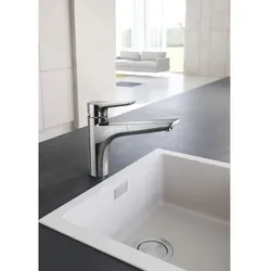 Kludi Mix Küchenarmatur-Einhebelmischer 329430575 geschlossener Hebel, schwenkbarer, herausziebarer Auslauf, chrom
