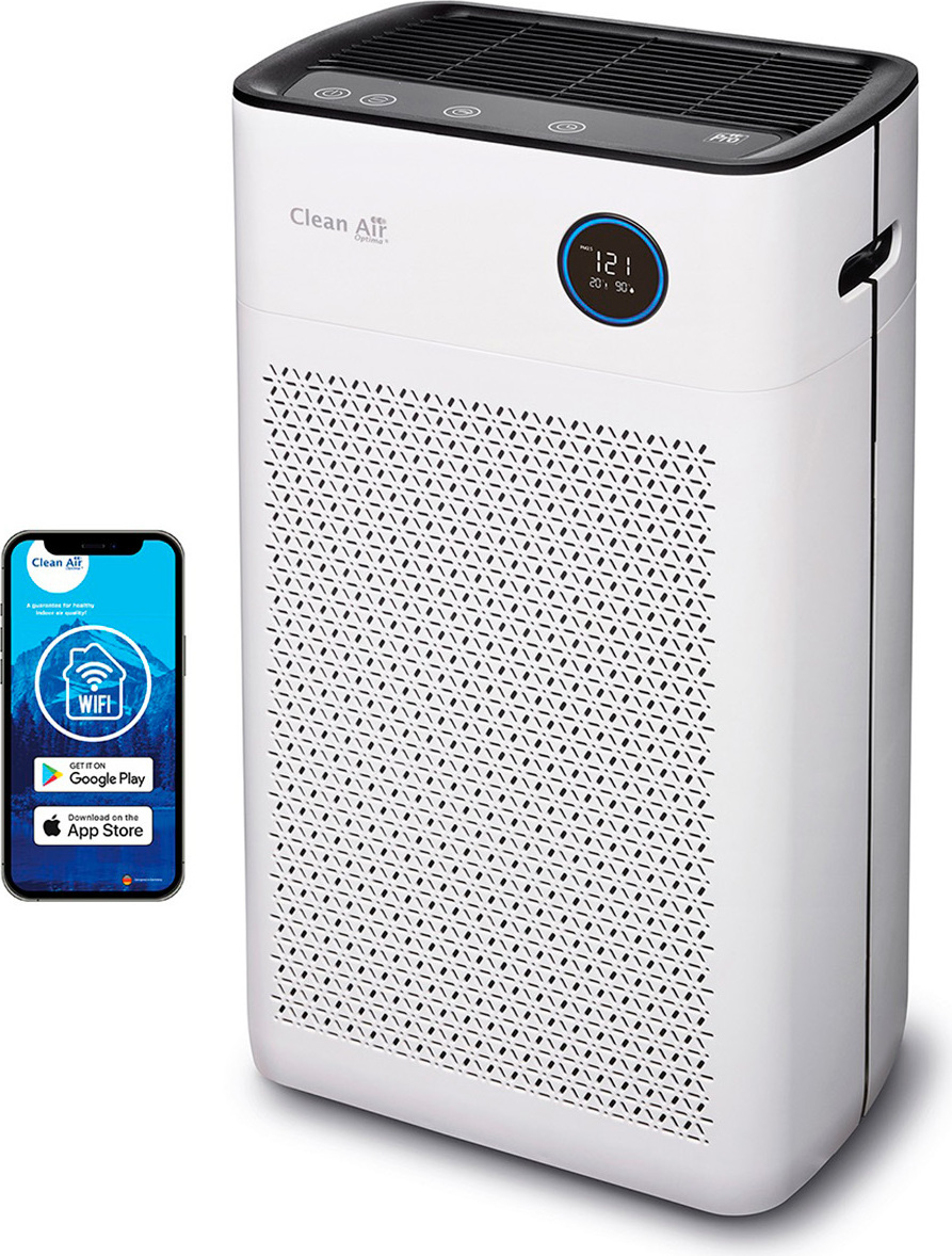 Intelligenter HEPA UV Ionisator Luftreiniger CA-509Pro Smart - Geeignet für kleine und große Räume bis 90m² / 225m³