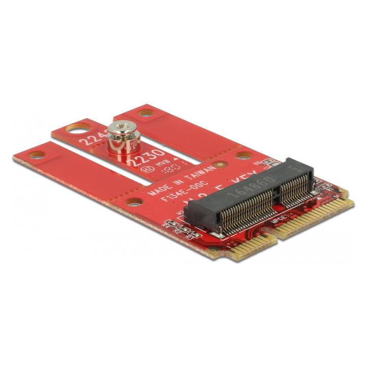 Delock Mini-PCI-Express-Karte Mini-PCIe - M.2 Key-E USB2.0 (63909)