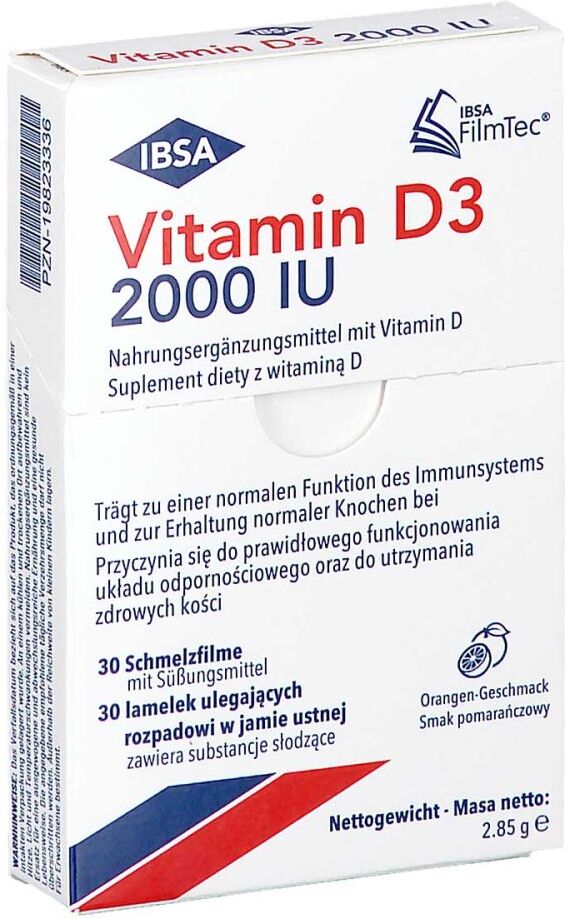 IBSA Vitamin D3 2000 I.e. Schmelzfilm 30stk