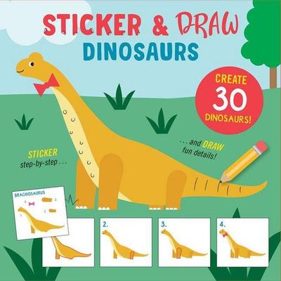Sticker & Draw Dinosaurs (Create 30 Dinosaurs!), Taschenbuch von , Peter Pauper Press, 978-1-4413-4842-5