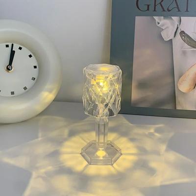 Uplift Picks Mini Color Changing Crystal Table Lamp For Festive Ambient Lighting Anywhere b