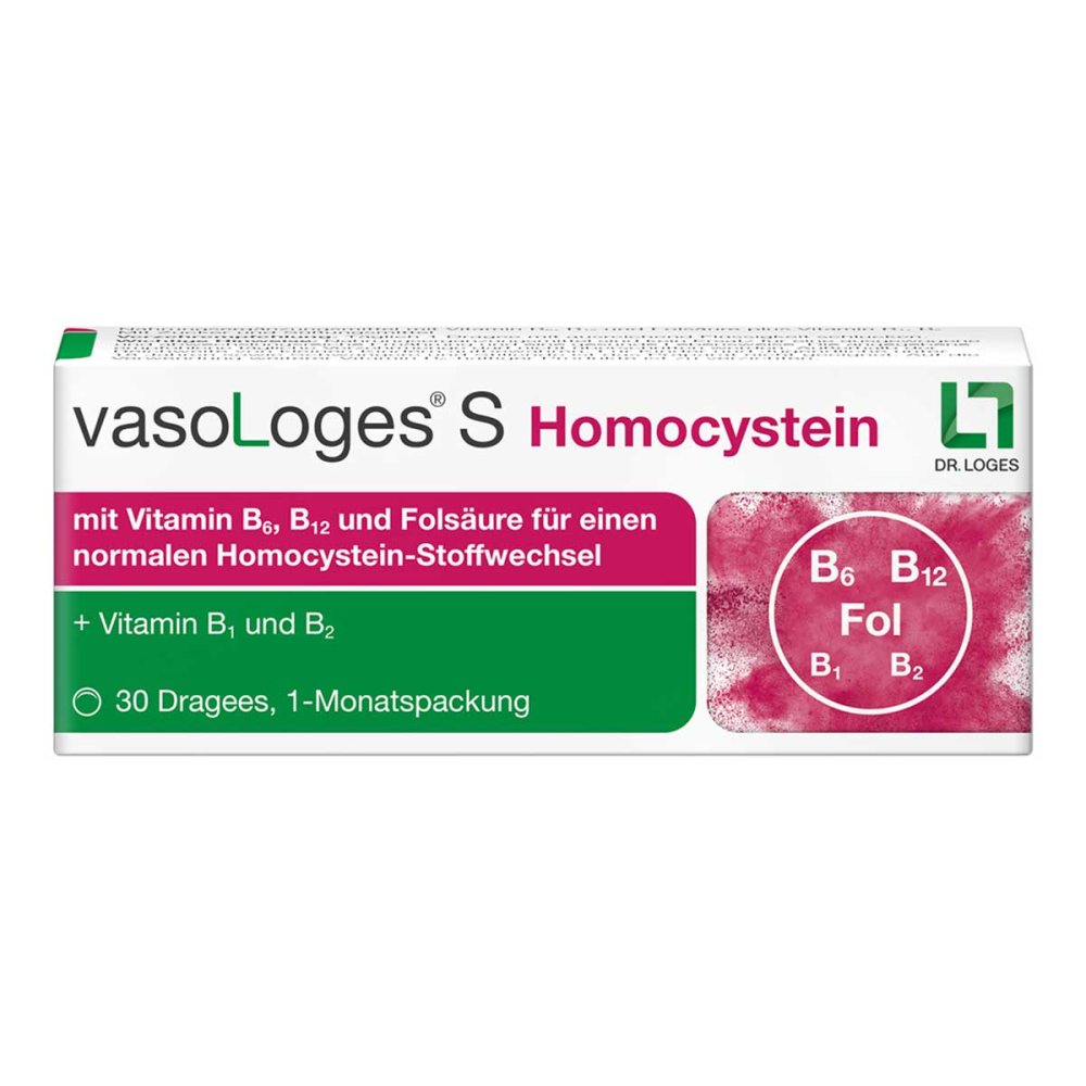 Dr. Loges + Co. GmbH VasoLoges S Homocystein Dragees 11482976