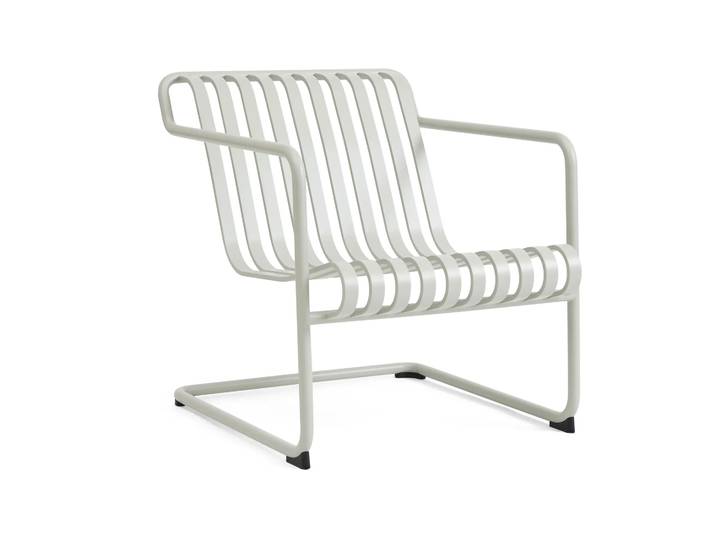 HAY Fauteuil lounge bas Palissade Cantilever Low Sky grey