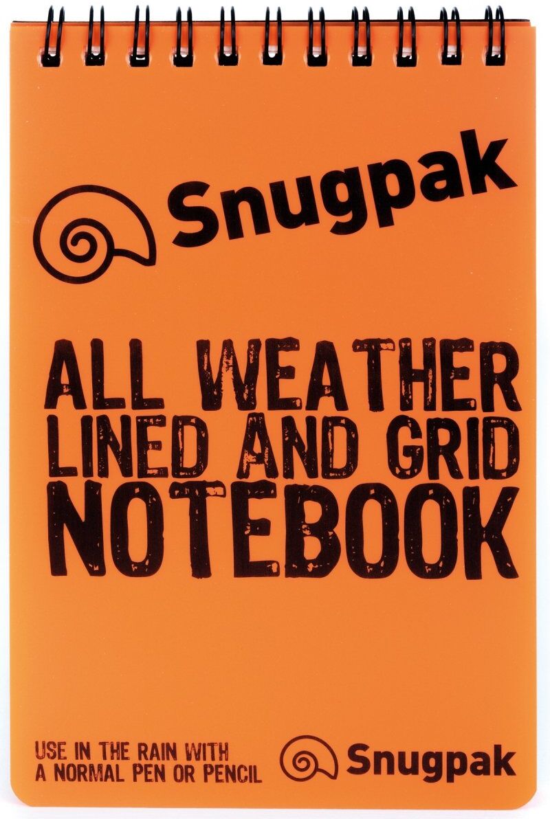 Snugpak Water Resistant Notebook (Färg: Orange)