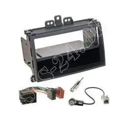 Autoradio 1-DIN Einbaurahmen Radioblende+Adapter Einbauset für Hyundai i20 (P...