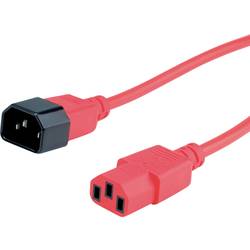 ROLINE Apparate-Verbindungskabel, IEC 320 C14 - C13, rot, 0,8 m 19.08.1525