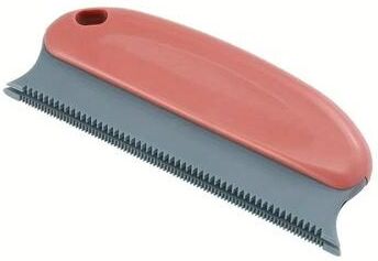 Uplift Essentials Pet Hair Detailer & Multi Surface Cleaning Brush red