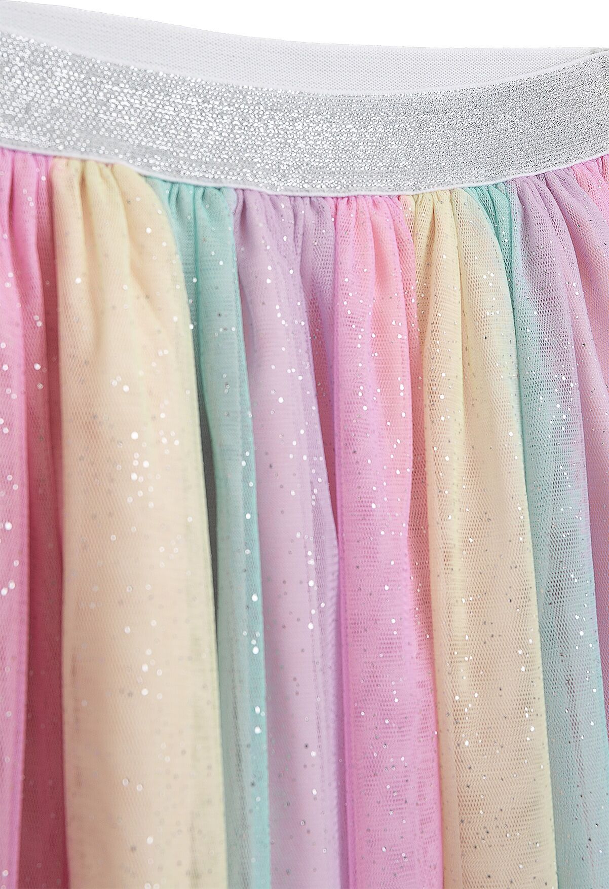 Tüllrock DANAMADE "DANAMADE Skirts Skirt DXIA", Mädchen, Gr. 92, bunt (multicolor), Obermaterial: 100% Polyester. Futter: 100% Polyester, Röcke Tüllrock multicolor 92