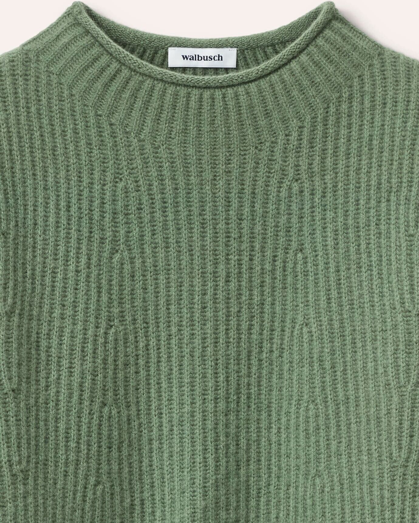 Walbusch Cashmere Pullover 100 Prozent, normale Größen, Farbe Grün, 42, 100% Cashmere hochwertiger Patentstrick Damen