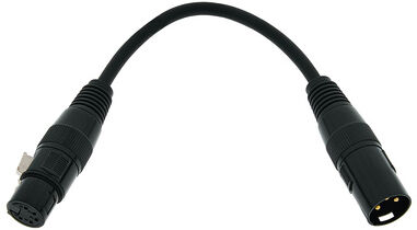 ADJ DMX Adapter Cable DMXT/3M5F Noir