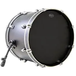 RMV Bass Drum Fell FX Single Ply 22 Zoll Schwarz (Bassdrum), Drumhead, Schwarz