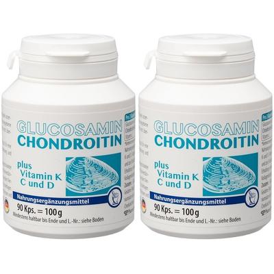 GLUCOSAMIN-CHONDROITIN+Vitamin K Kapseln 2x 2x90 St