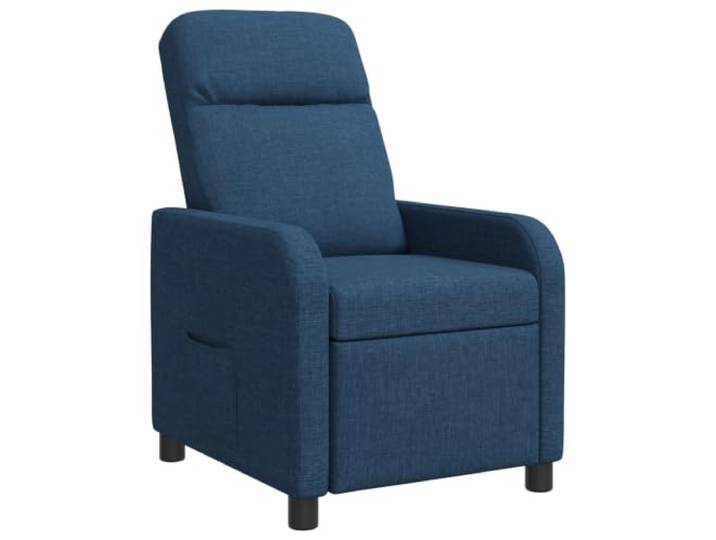 Makastle Liegesessel Blau Stoff