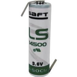 Saft LS 14500 HBG Spezial-Batterie Mignon (AA) Z-Lötfahne Lithium 3.6 V 2600 mAh 1 St. LS14500HBG