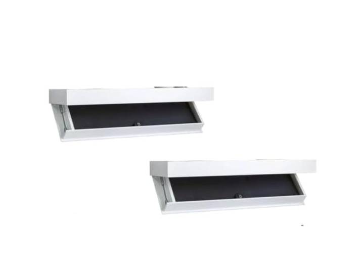 GBMITING Wandboard mit Geheimfach,Regal mit Geheimfach Geheimfach, schwebendes Regal mit verstecktem Fach, Aufbewahrungslösung, for Wohnzimmer oder Büro(White,2PCS)