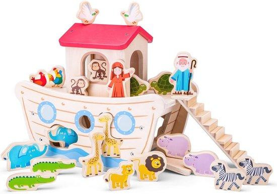 Houten Noahs Ark Vorm Sorteerder voor Kinderen