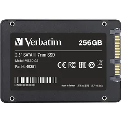 Verbatim Vi550 S3 (256 GB, 2.5"), SSD