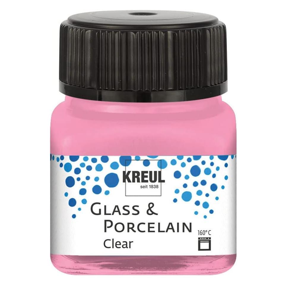 Kreul Glass & Porcelain Clear, Porzellan- und Glasfarbe (20 ml) (4000798120030)