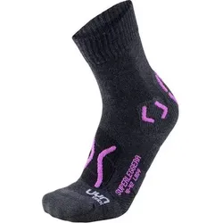 UYN Damen Trekkingsocken UYN TREKKING SUPERLEGGERA, Größe 35-36 in Schwarz Schwarz