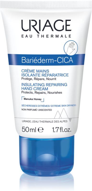 Uriage Bariederm Cica Insulating Repairing Hand Cream crème protectrice et réparatrice pour les mains 50 ml