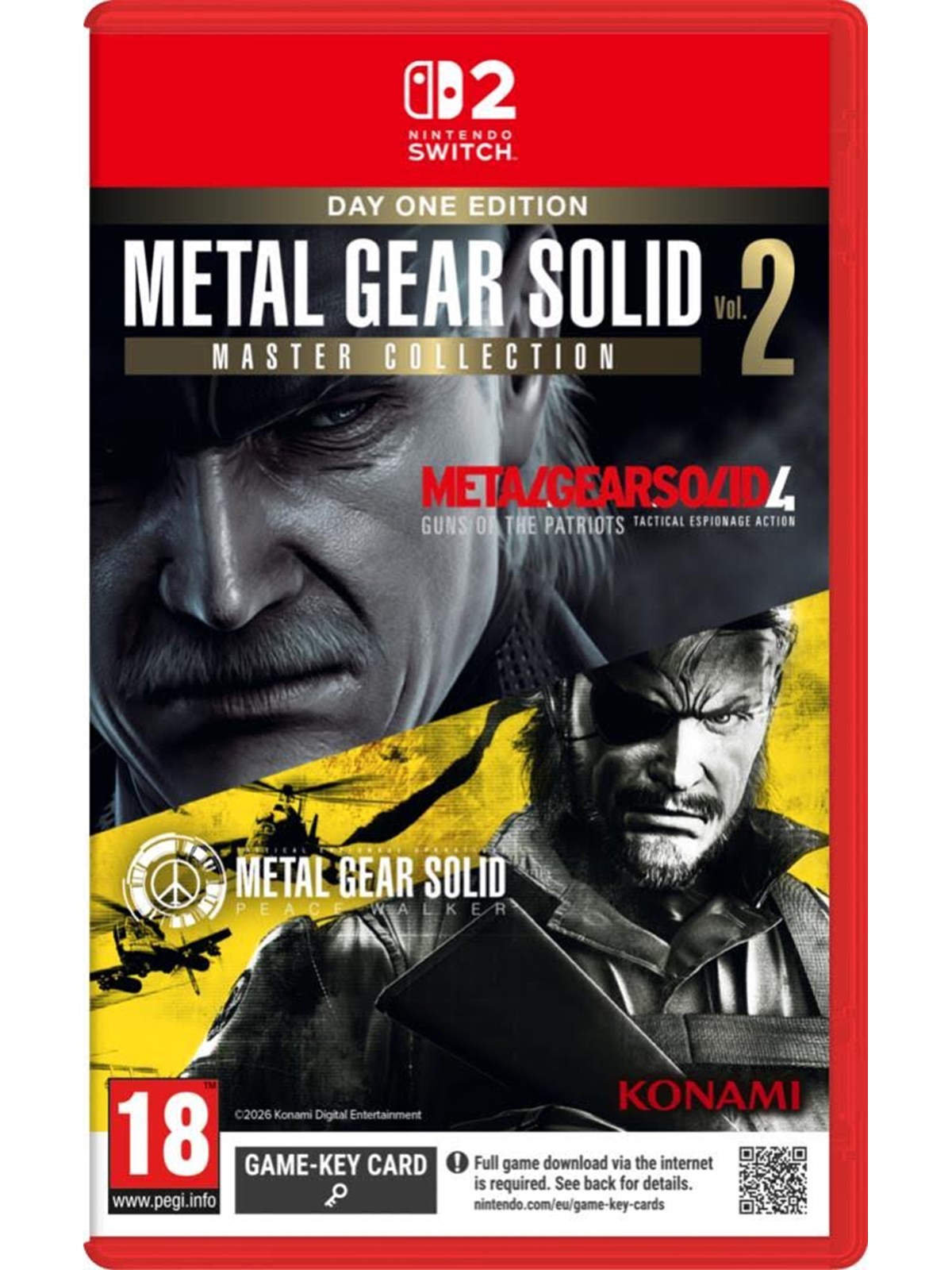 Metal Gear Solid: Master Collection Vol. 2 (Day One Edition) - Nintendo Switch 2 - Action/Abenteuer - PEGI 18