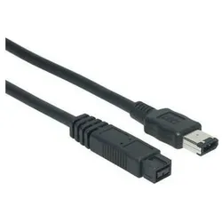 Good Connections FireWire IEEE1394b Anschlusskabel 9/6 (5 m, FireWire), Schnittstellenkabel