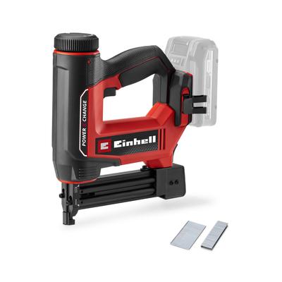 Akku-Tacker EINHELL "Akku-Nagler/-Tacker TE-CN 18/32 Li - Solo", rot (rot, schwarz), B:6,9cm H:21cm L:26,3cm, Tacker, ohne Akku und Ladegerät