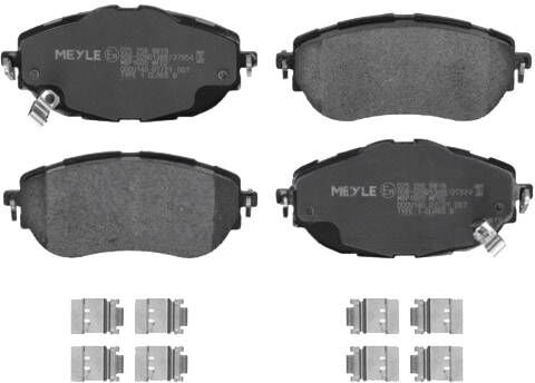 MEYLE 025 256 9819 Brake pad set