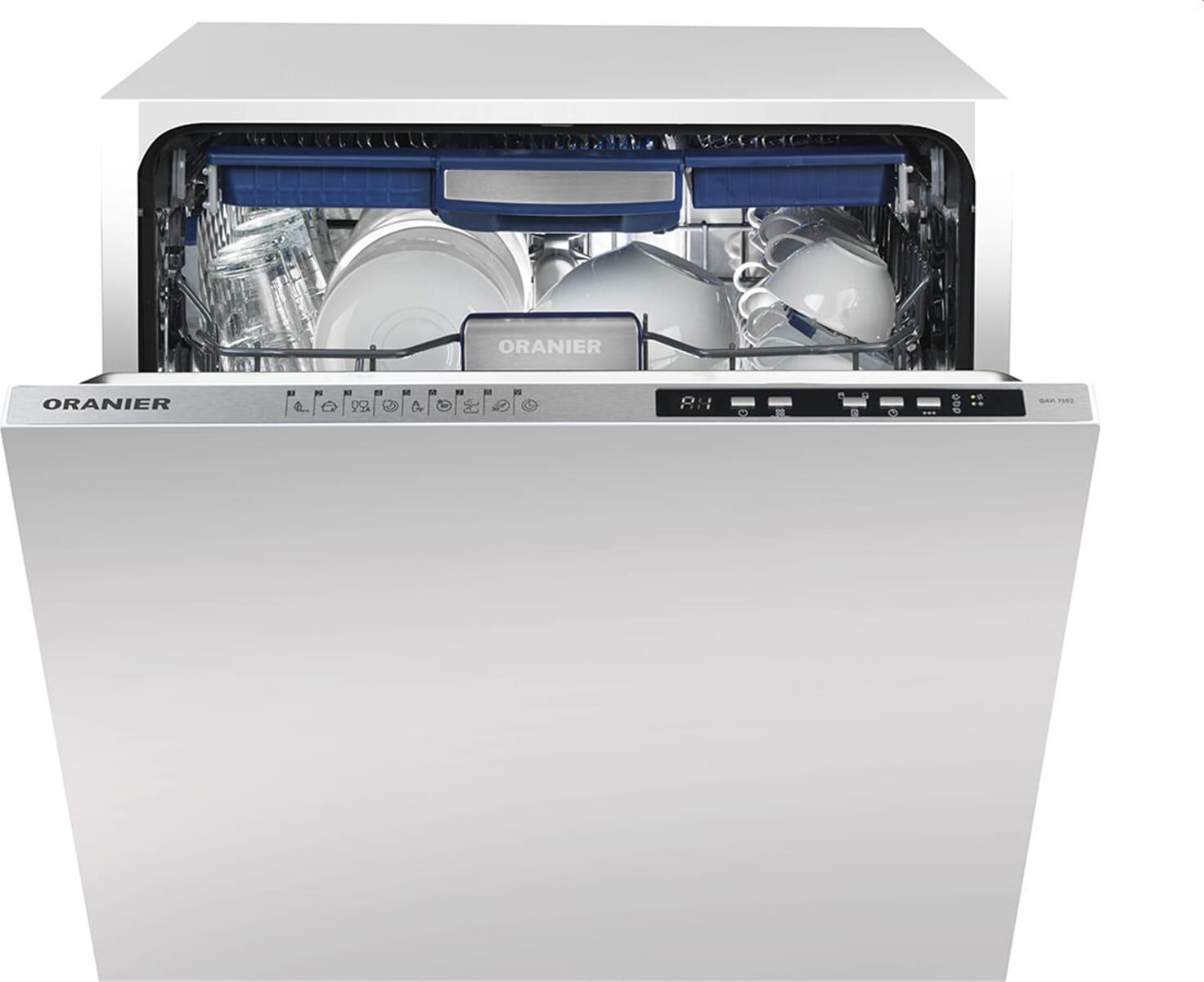 Oranier GAVI 7592 88, Voll integriert, Standardgröße (60 cm), Tasten, 2 Korb/Körbe, Schublade, Edelstahl