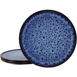 CreaTable Allegra, Teller, Blau, Mehrfarbig