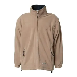 Fleece-Jacke "STREAM" - XL - camel/marine