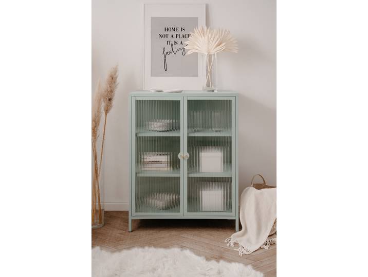 Kommode 80cm Blau/Türkis/Grün