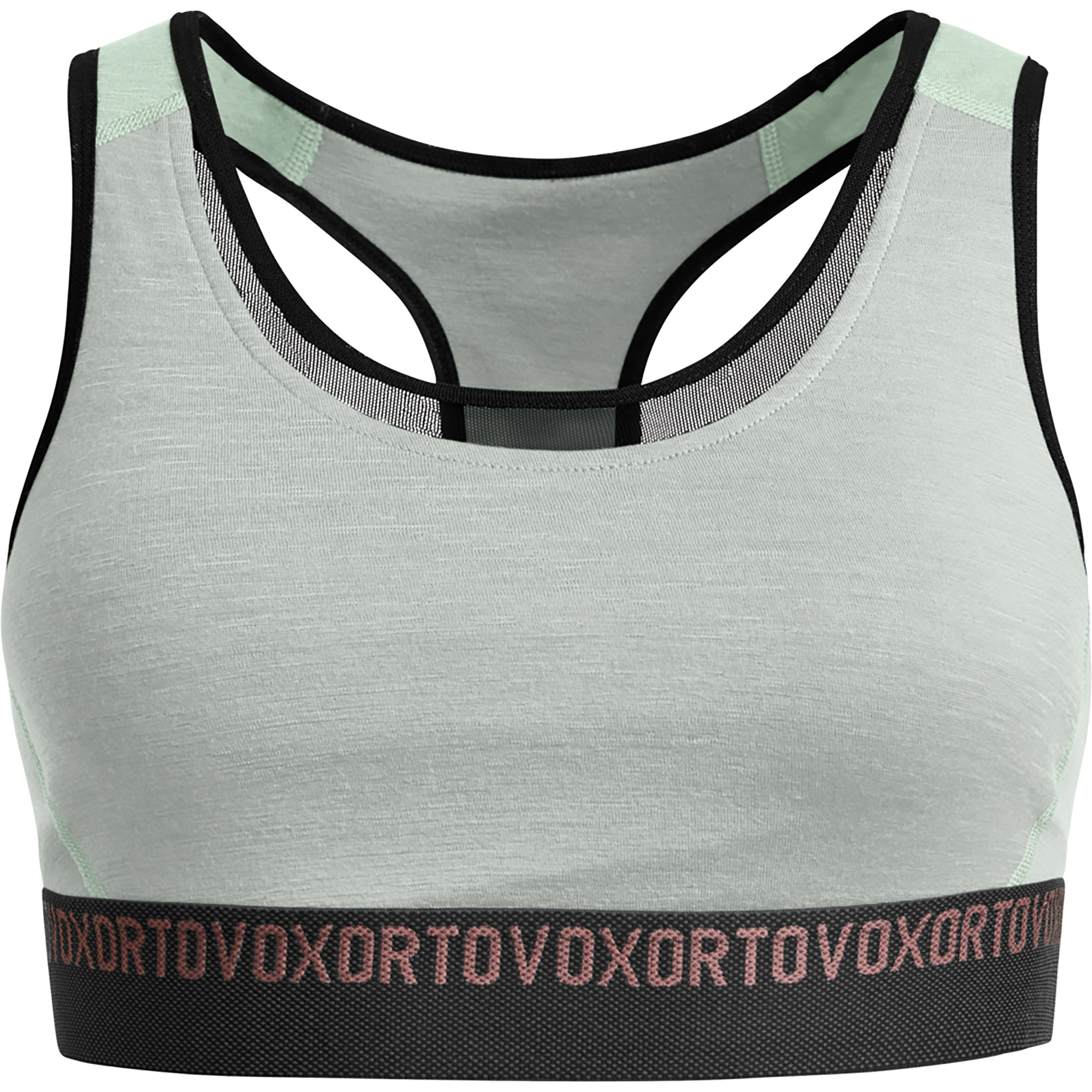 Ortovox 185 Rock'N'Wool Sport BH Damen Sport-BHs gruen Größe S Hautfreundlich Merinowolle