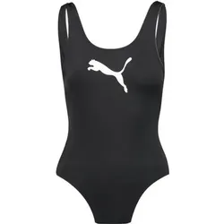 PUMA Damen Badeanzug SWIM WOMEN SWIMSUIT 1P, Größe XS in Schwarz Schwarz