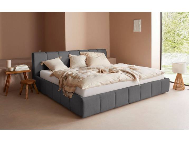 LeGer Home by Lena Gercke Polsterbett Maileen, in 5 Breiten und 3 Farben, incl. Rollrost
