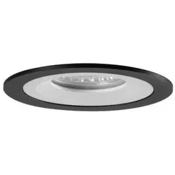Brumberg 45007560 Einbaumodul rund, schwarz struktur / weiss struktur, Durchmesser: 92 mm, Decken