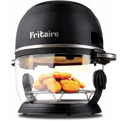 Fritaire 11533 Heissluft-Fritteuse BPA-frei Schwarz, Fritteuse, Schwarz