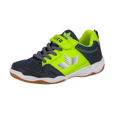 Indoorschuh LICO "Sportschuh Sport VS", Kinder, Gr. 36, Textil, grau, Synthetik, Schuhe