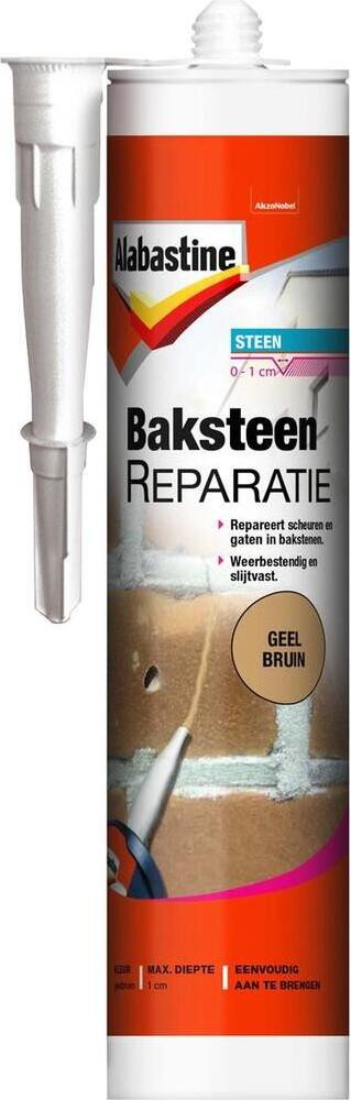 Alabastine Menger voor metselwerkreparatie, Geelbruin, 0,31 l
