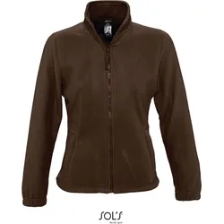 SOLS Damen Fleece Jacke Fleece-Jacke 54500 dark chocolate XL