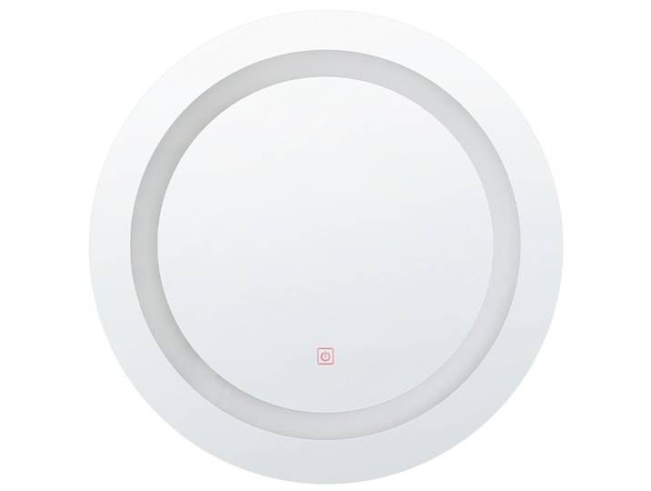 BADSPIEGEL mit LED-Beleuchtung rund 58/58 cm Selune