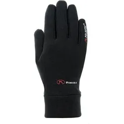 ROECKL SPORTS Kinder Handschuhe Katla Jr., Größe 4 in Schwarz Schwarz