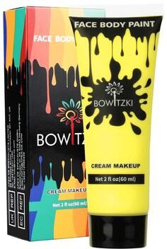 Uplift Essentials Face & Body Cream Paint 60ml High Capacity Special Effects Makeup yellow