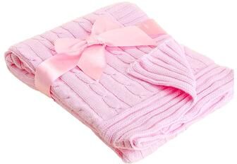 Baby Mode Cable Knit Baby Blanket
