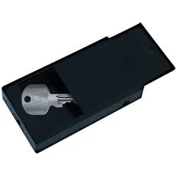 BASI SBO 210M - 98mm Magnetische Schlüsselbox Schiebedeckel Kunststoff Schwarz