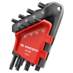 FACOM Stiftschluessel Torx, im Halter, 8-tlg