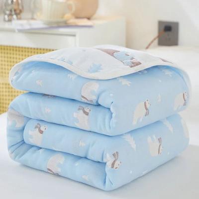 Uplift Picks 6 Layer Cotton Muslin Blanket Breathable Summer Throw 30 200x240cm