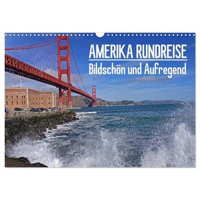 AMERIKA RUNDREISE Bildschön und Aufregend. Entdecke den Südwesten der USA (Wandkalender 2027 DIN A3 quer), CALVENDO Monatskalender